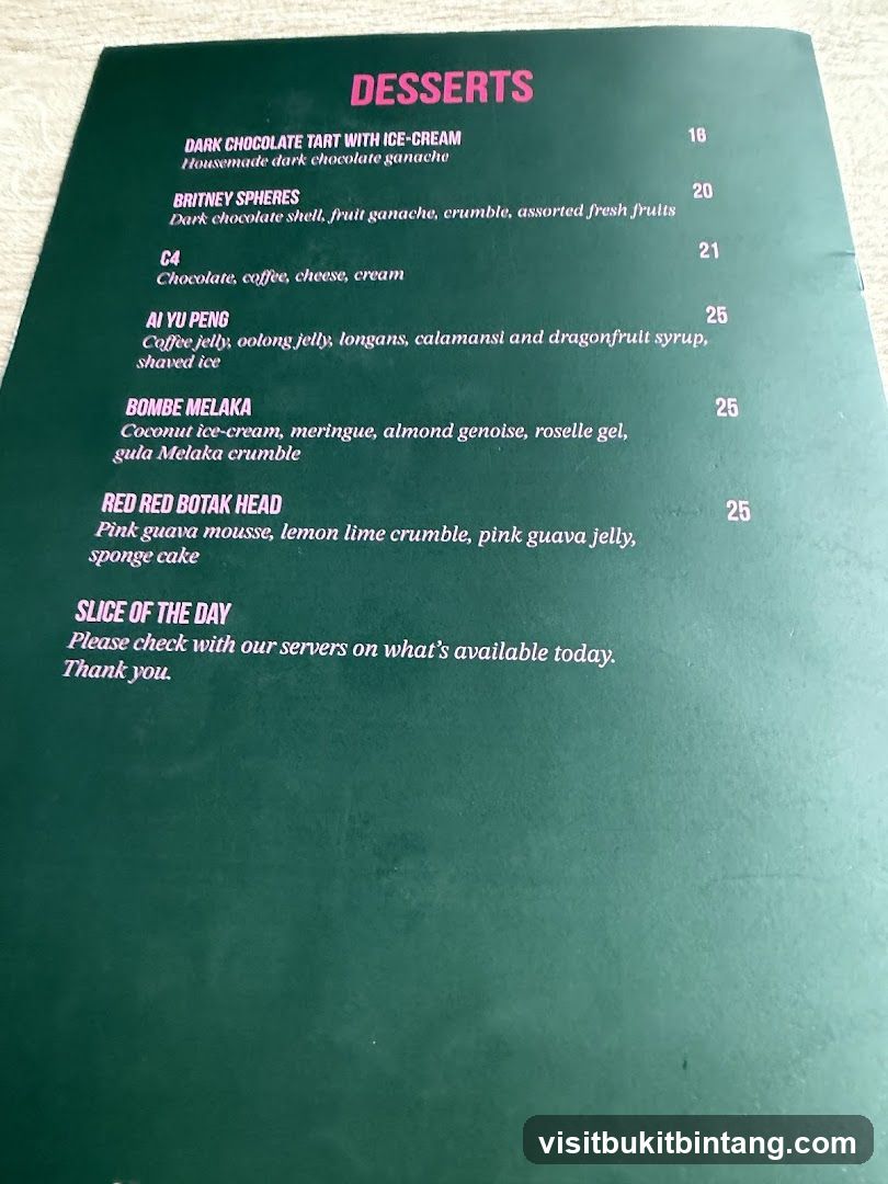 DESSERTS