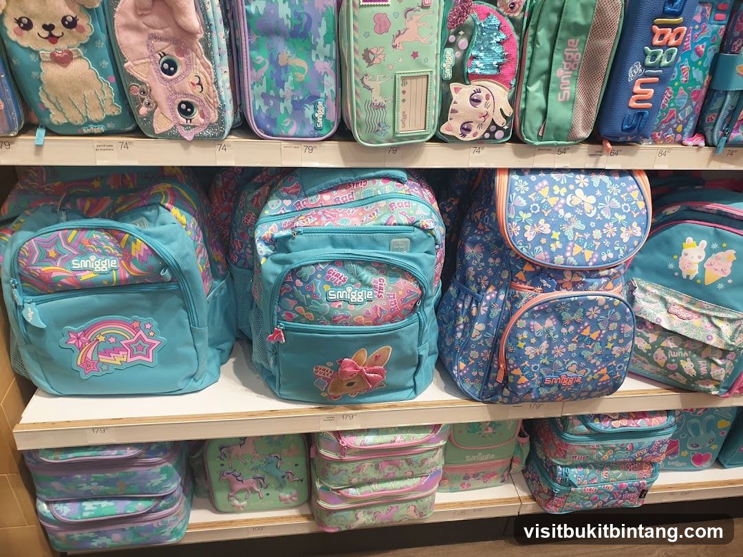 Smiggle Backpacks and Lunchboxes