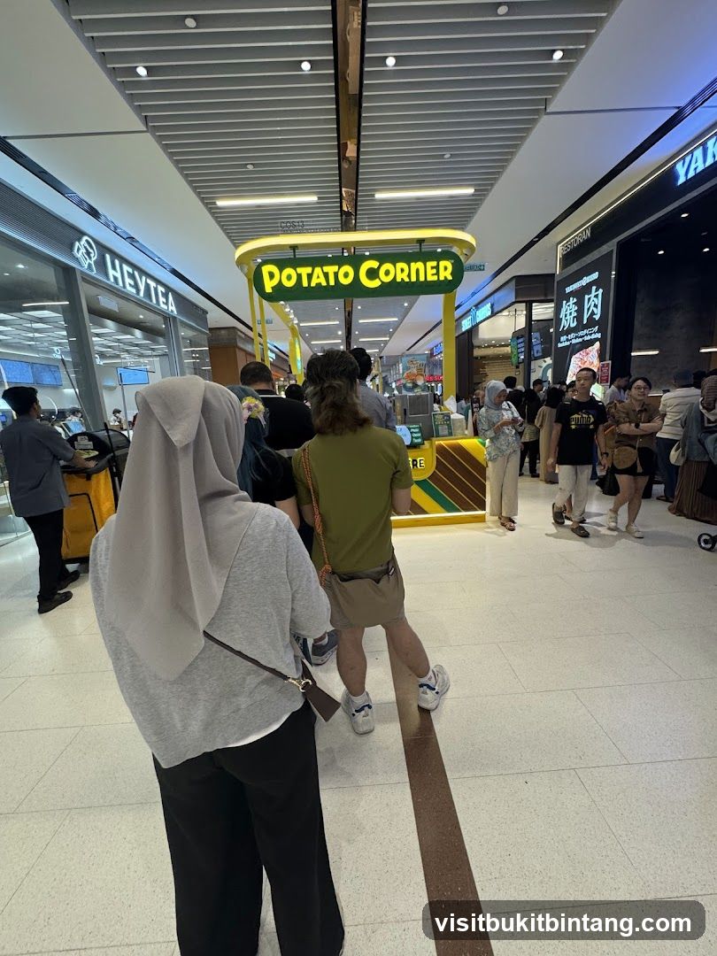 Potato Corner Stall in a Mall
