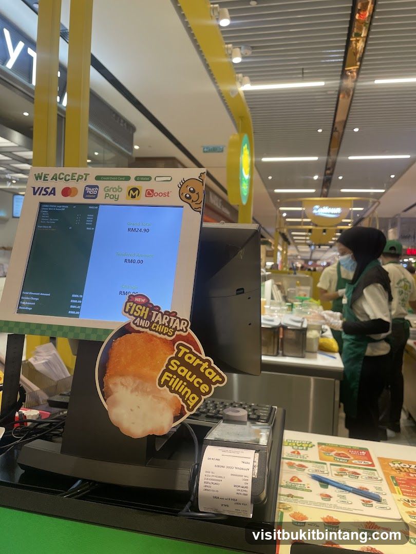 POS System and Menu Display