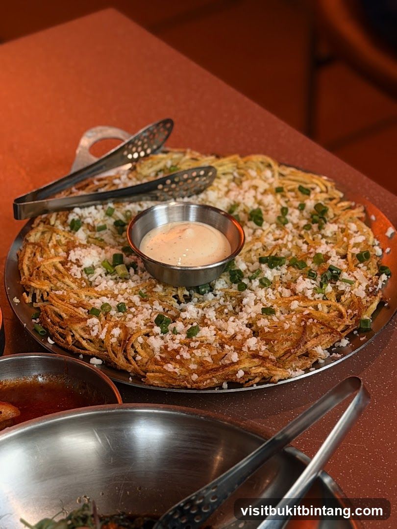 Crispy Potato Dish with Dip