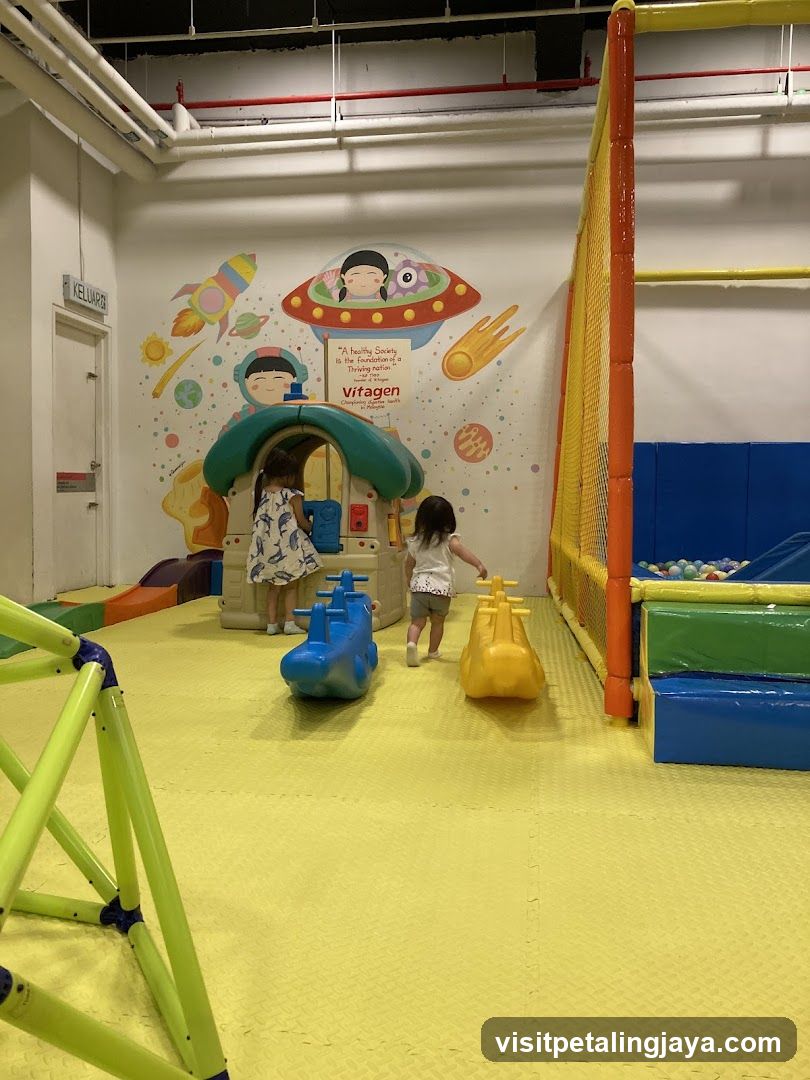 Indoor Play Area with Children