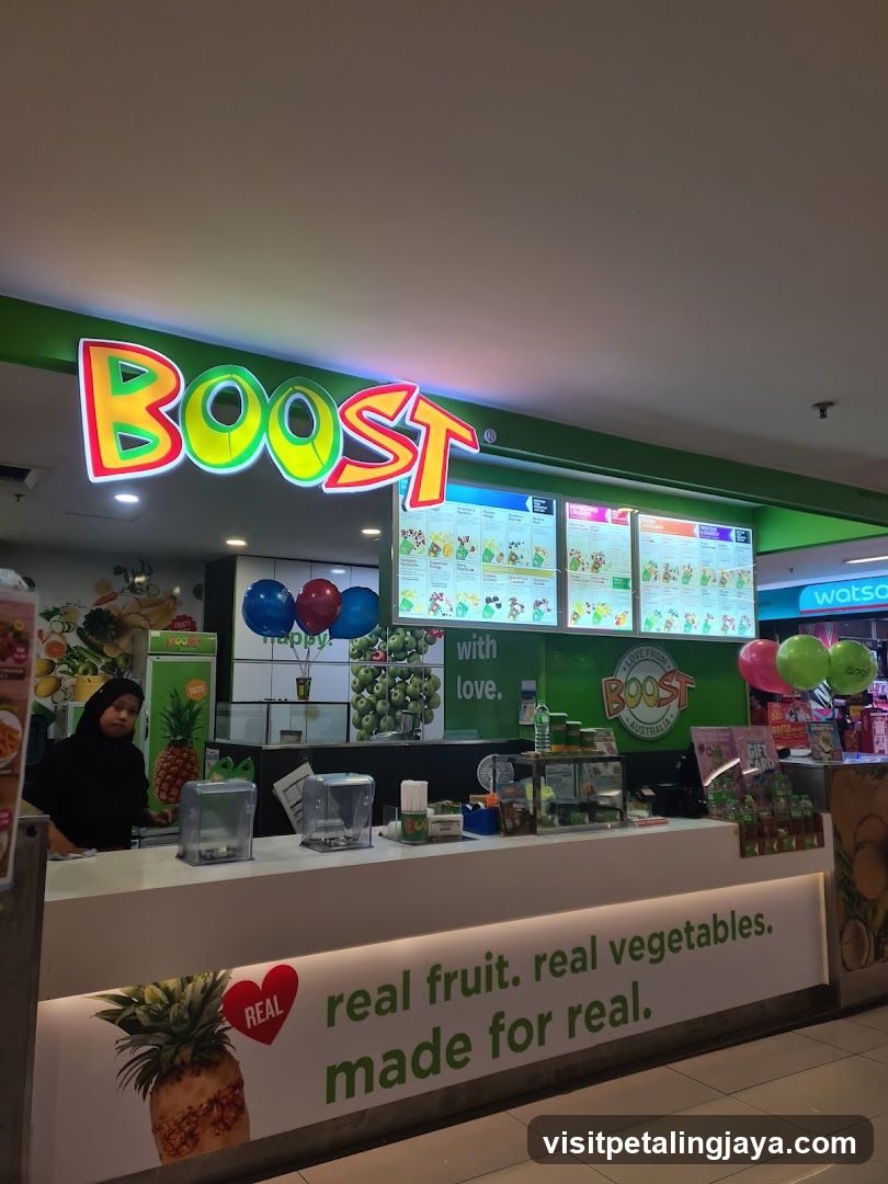 Boost Juice Store Interior