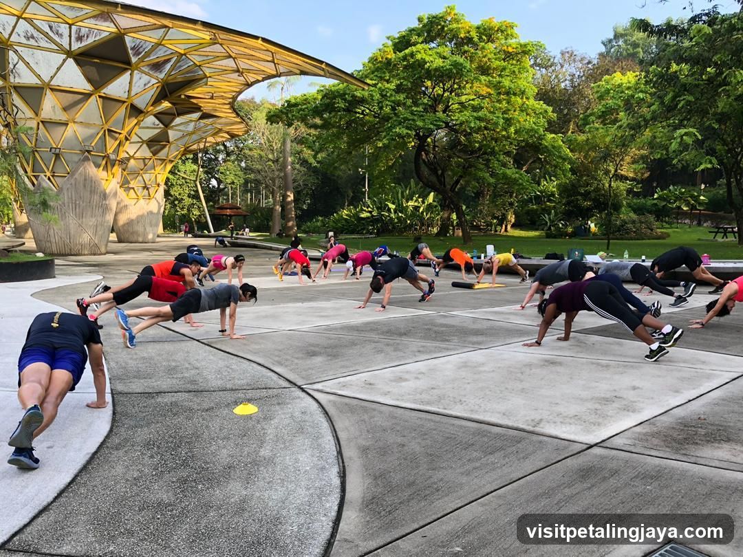 Outdoor Group Exercise Session