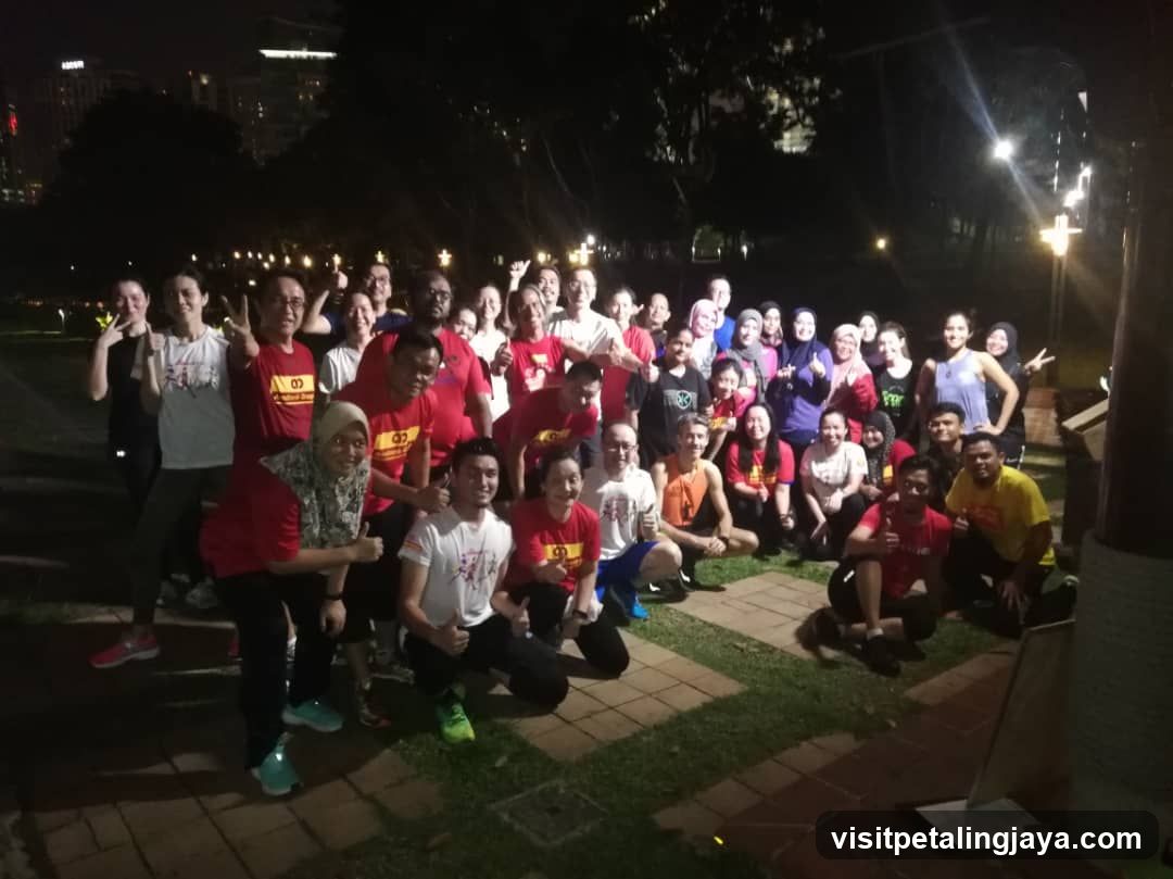 Group Photo at Night