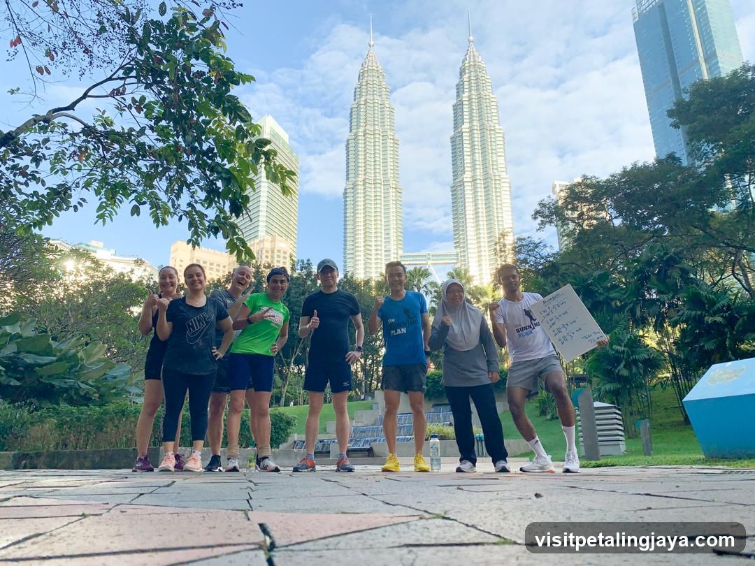 Group photo in KL city park
