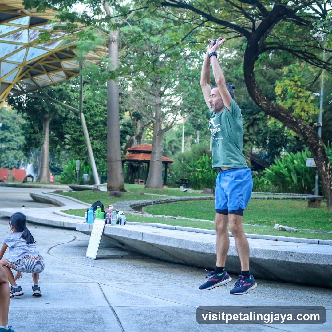 Outdoor Fitness Activity in Park
