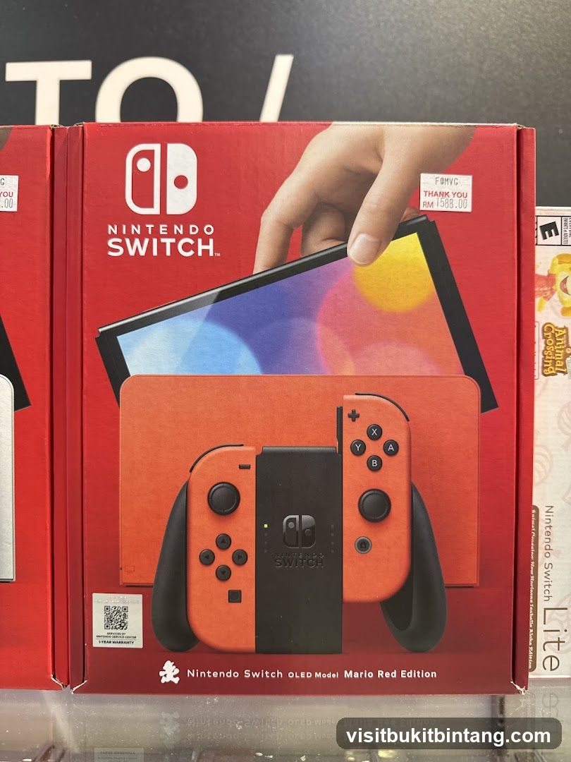Nintendo Switch OLED Mario Red Edition Box