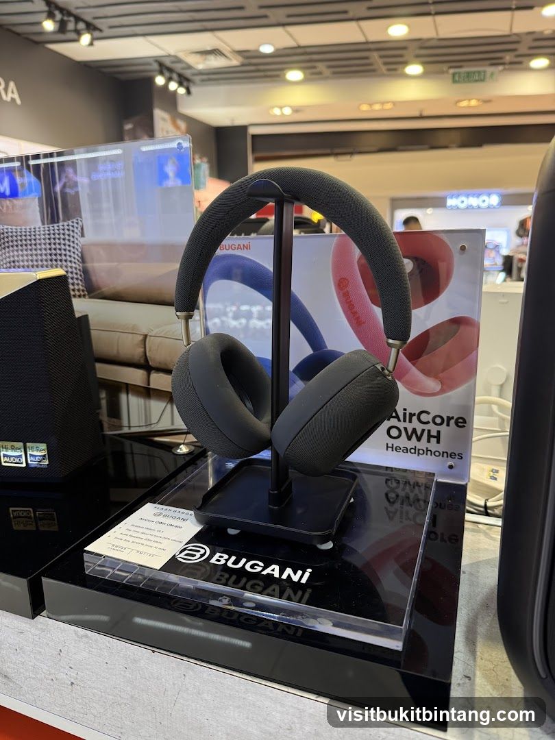 Bugani Headphones Display