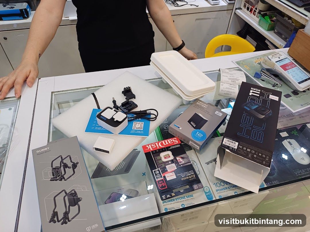 GoPro Accessories Display