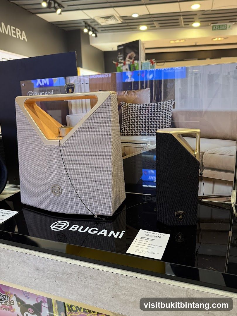 Bugani Speakers Display