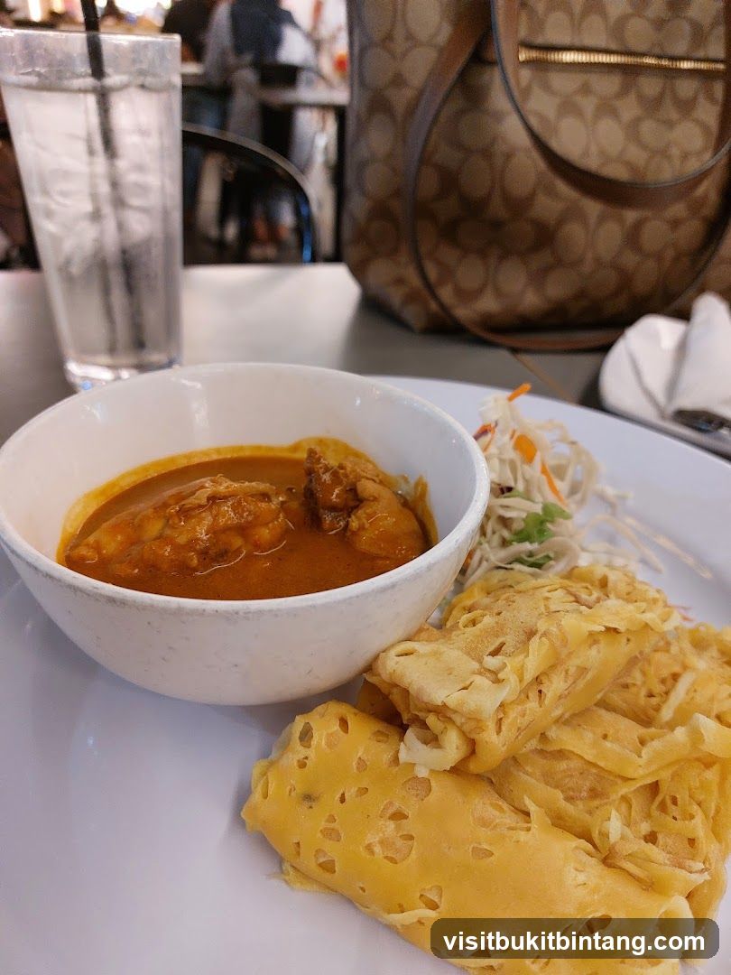 Chicken Curry with Roti Jala