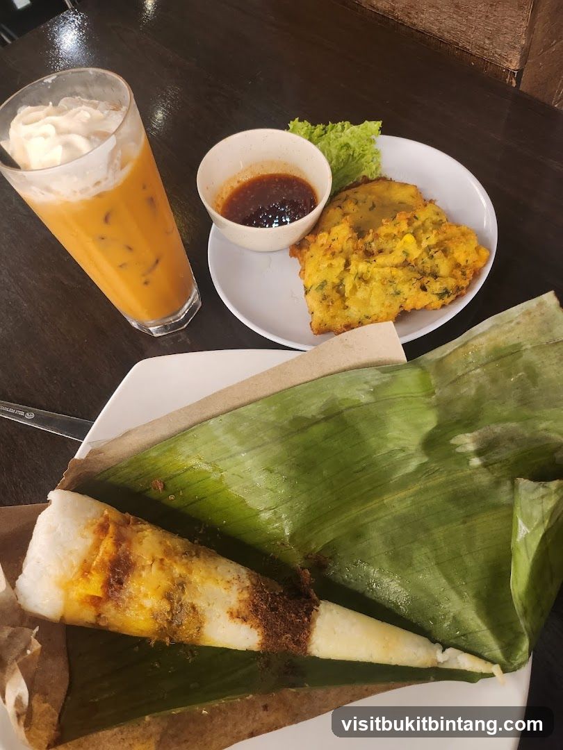 Thai Iced Tea and Snacks