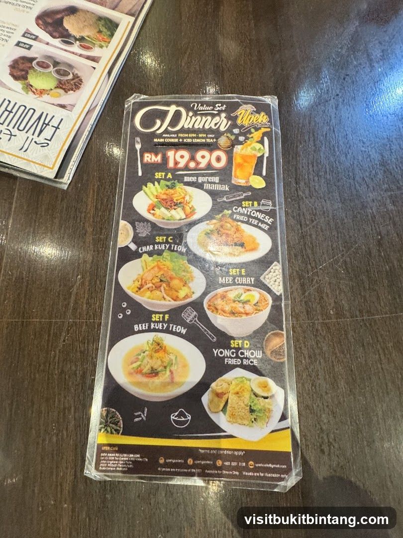 Dinner Value Set