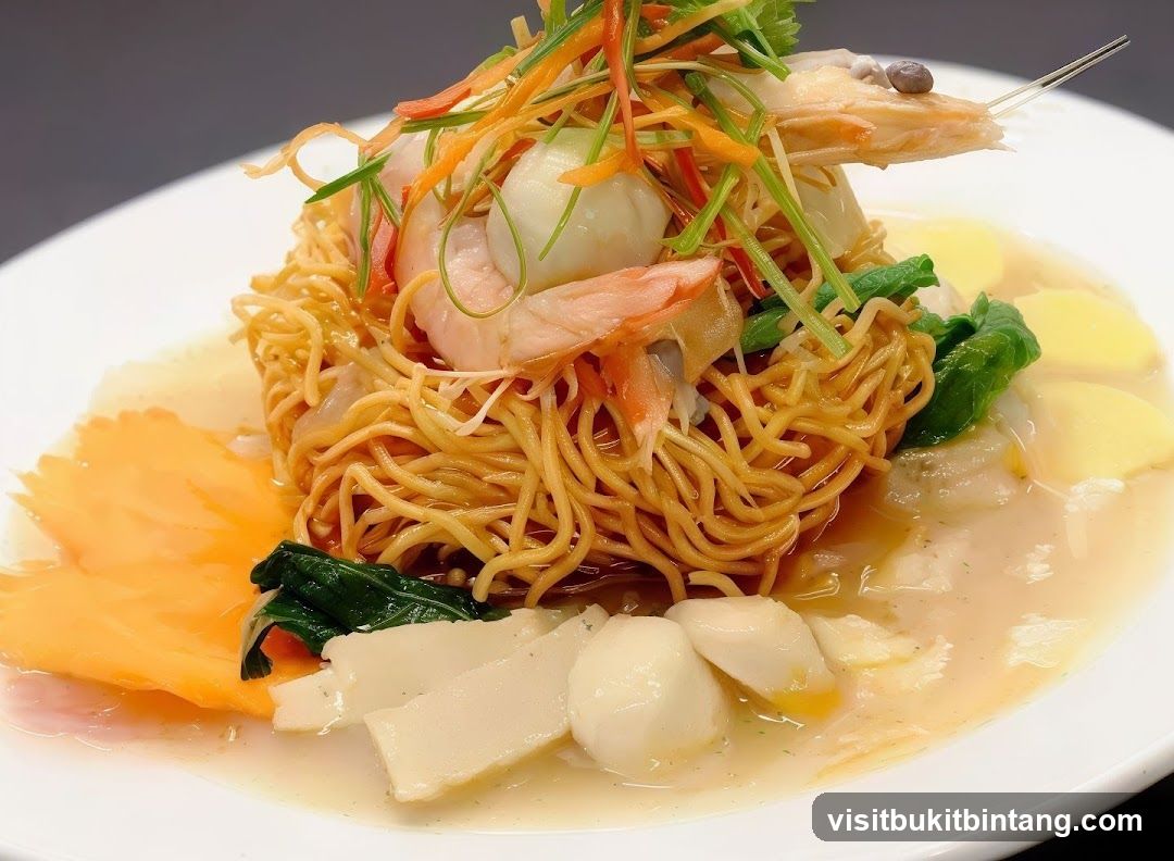Crispy Noodles with Seafood