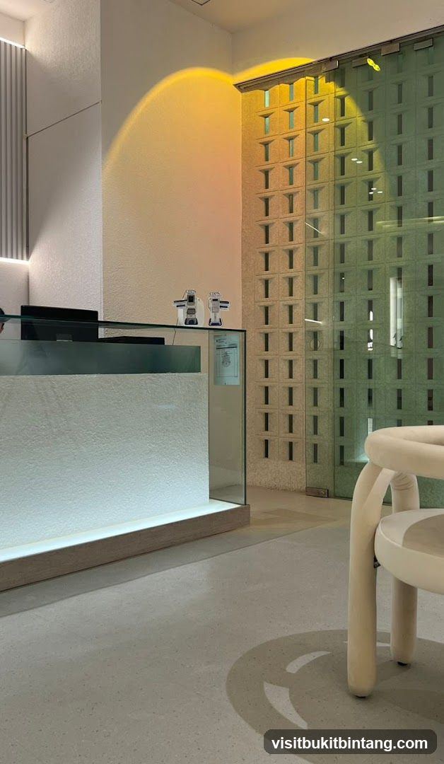 Reception Area with Modern Design