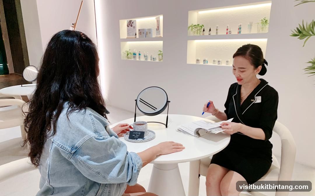Consultation at a Skincare Clinic