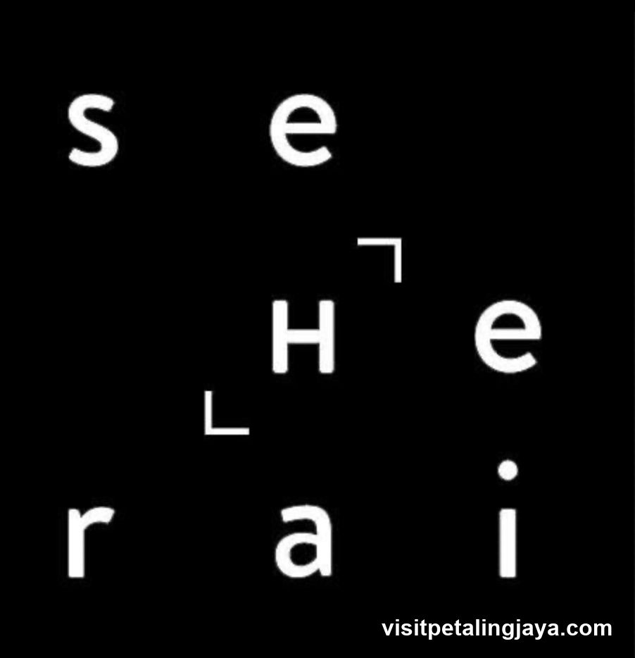 Scattered Letters on Black Background
