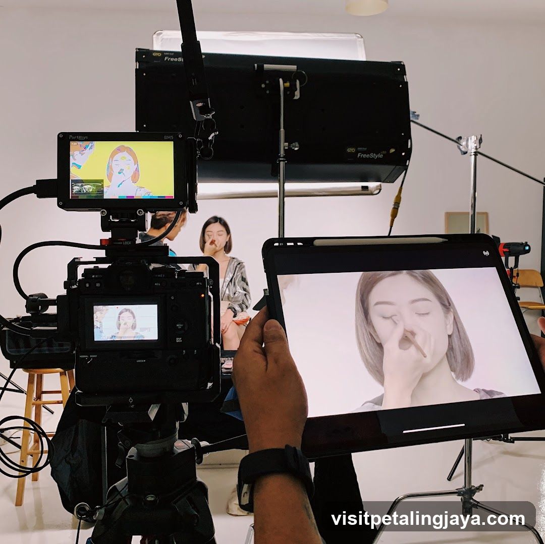 Studio Makeup Application Session