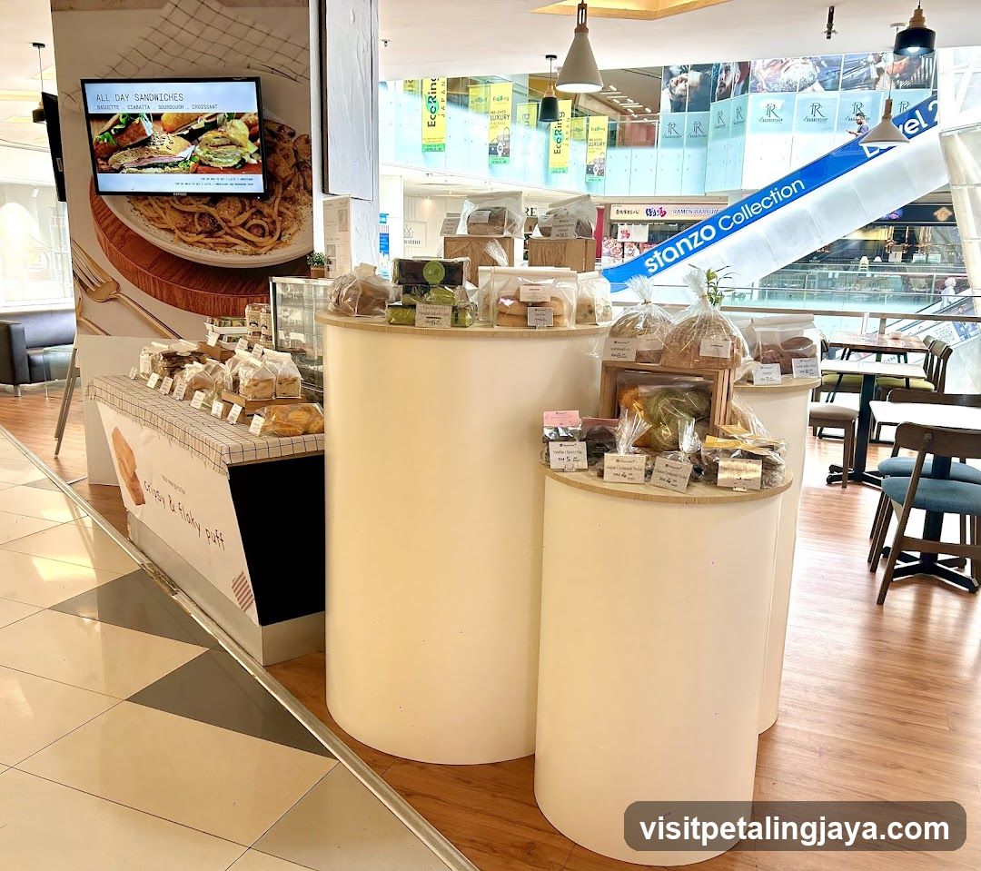 Bakery Display in Mall Food Court