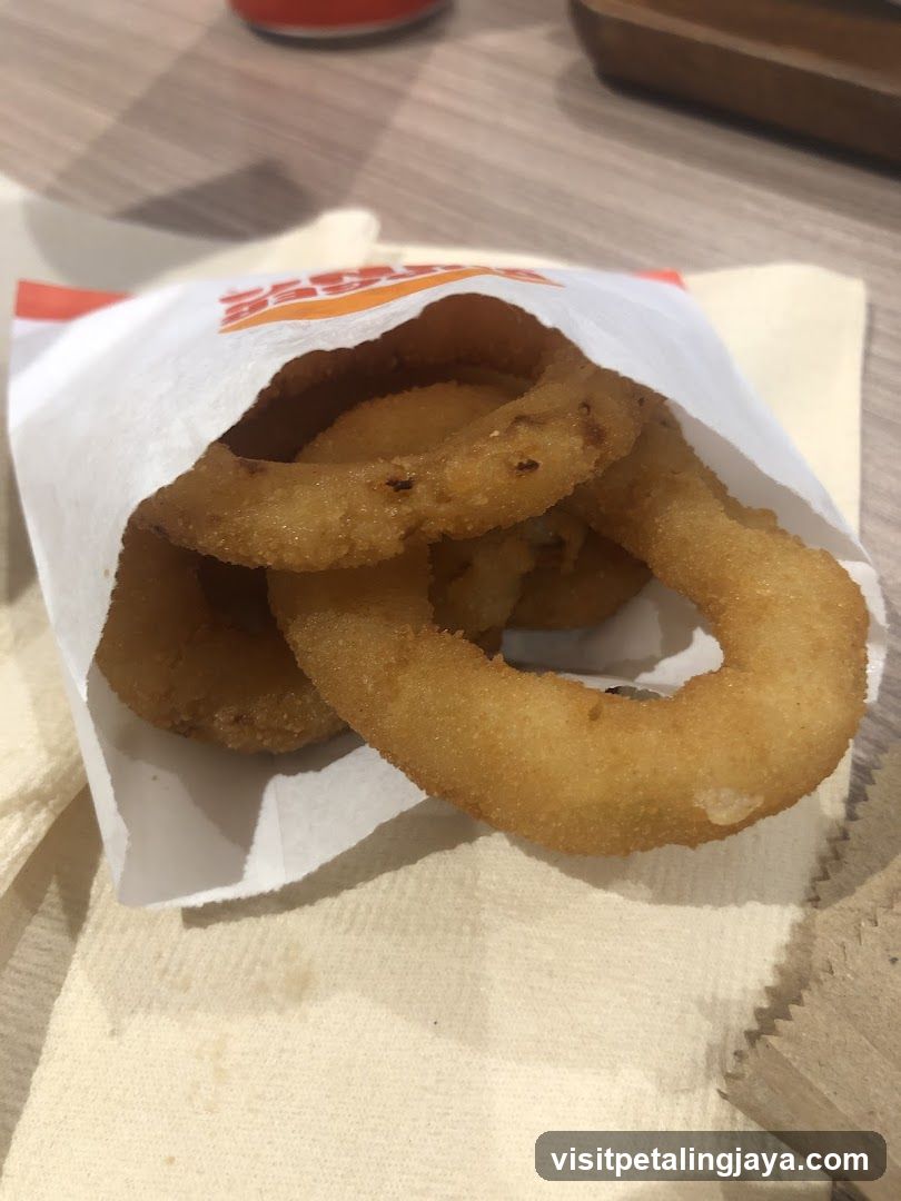 Onion Rings in Paper Wrapper