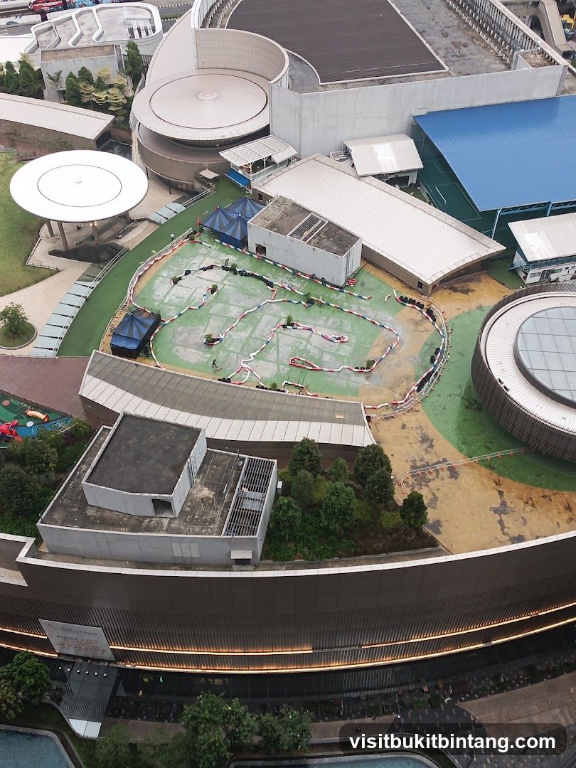 Aerial View of Outdoor Entertainment Area
