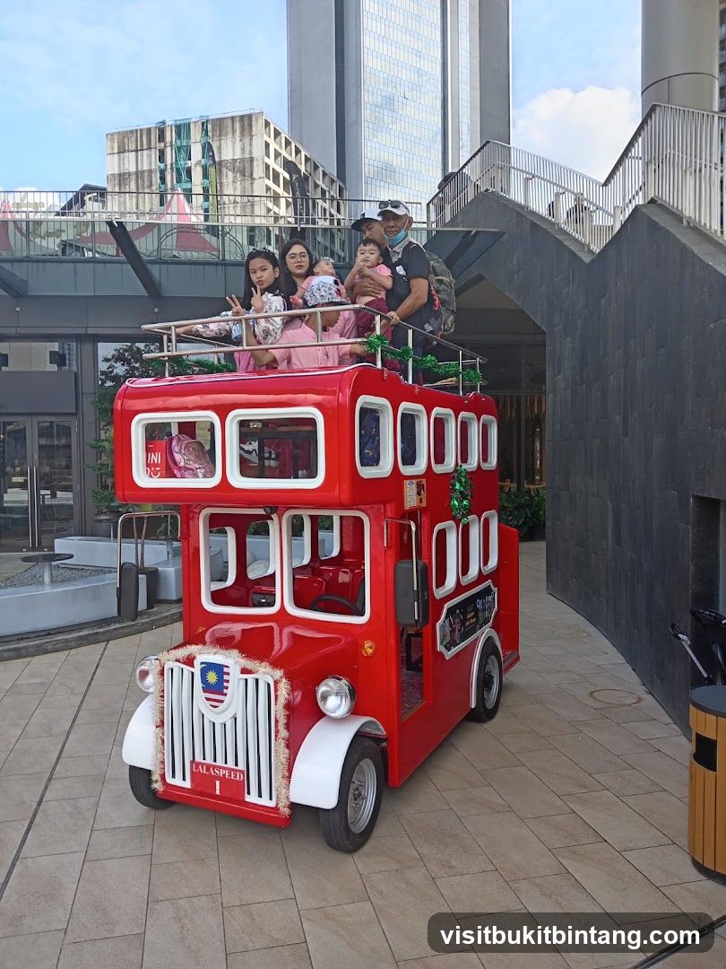 Family on a Double-Decker Bus Ride