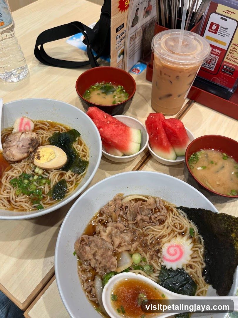 Ramen Meal Spread