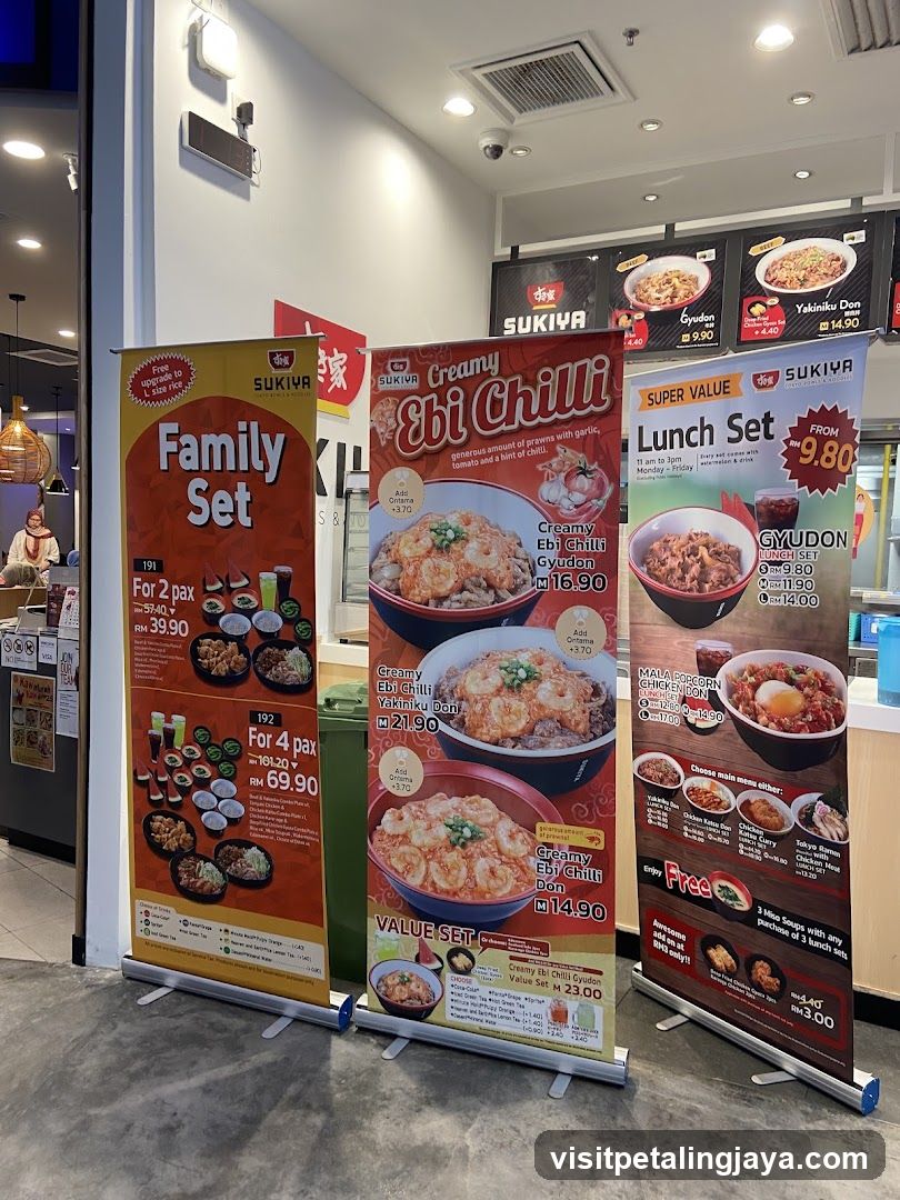Sukiya Promotional Banners