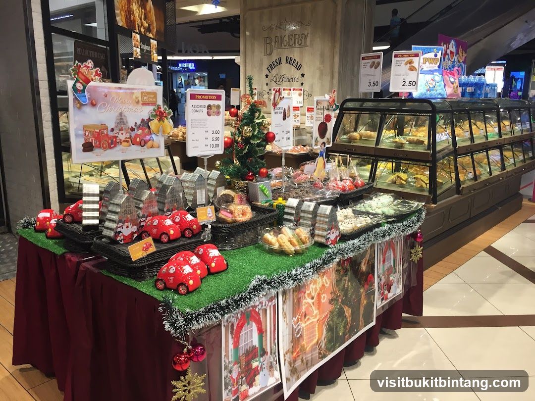 Christmas Bakery Display