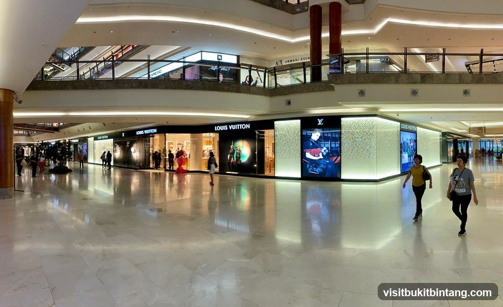 Louis Vuitton Storefront in a Mall