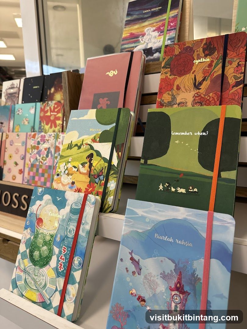 Notebooks with artistic covers