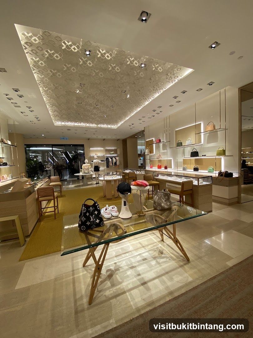 Luxury Handbag Store Interior