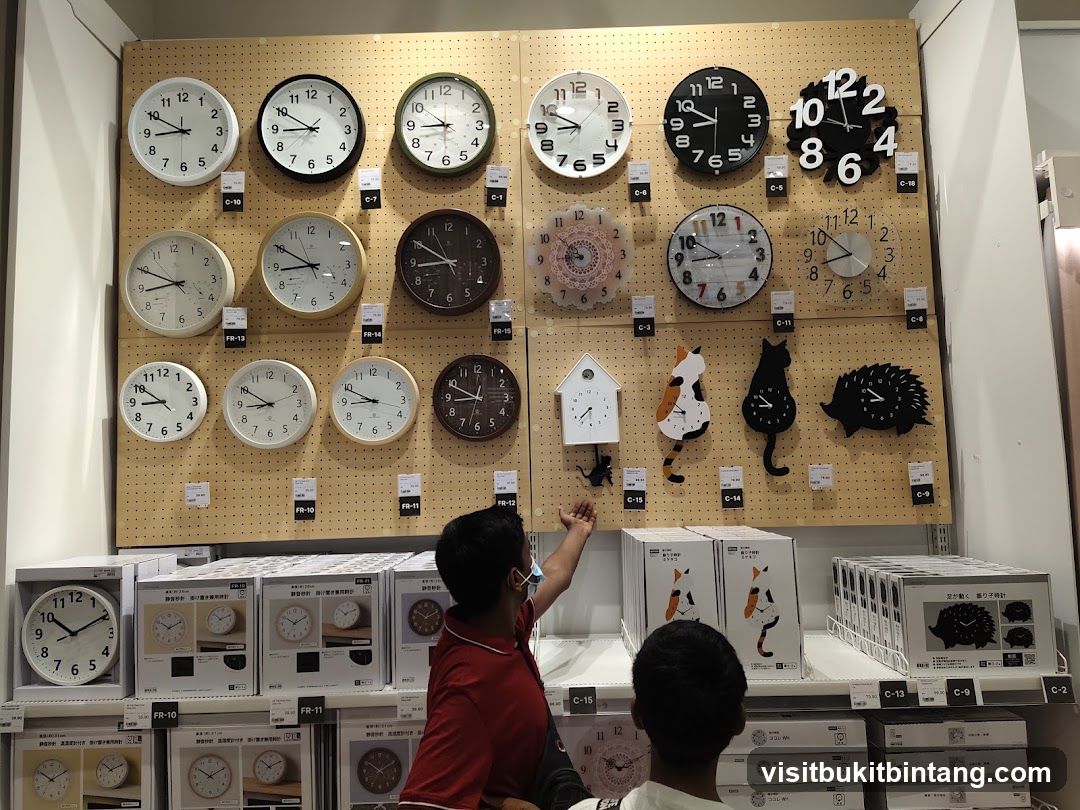 Wall Clocks Display
