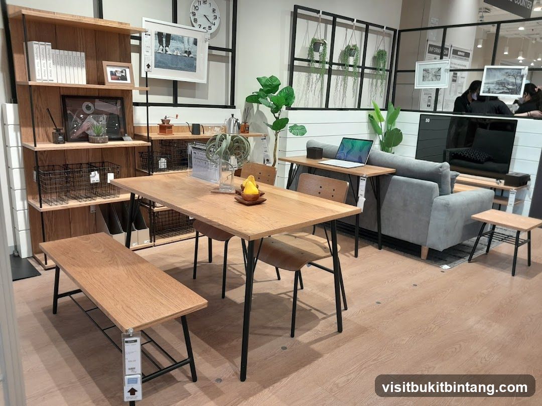 Living and Dining Room Display