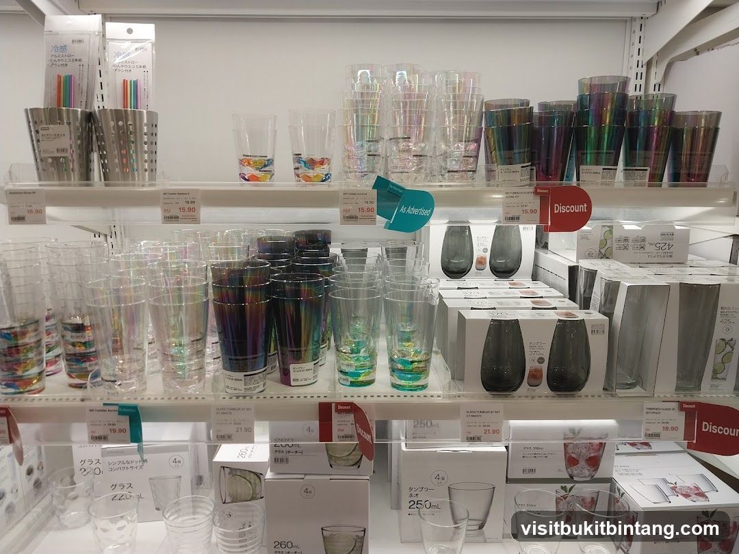 Glassware Display