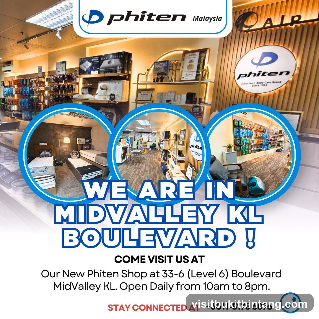 Phiten Malaysia MidValley KL Boulevard Store Opening