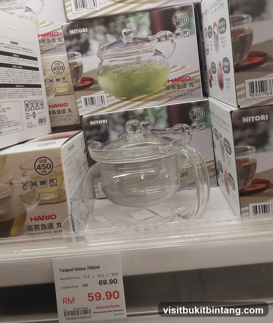 Teapot Glass 700ml