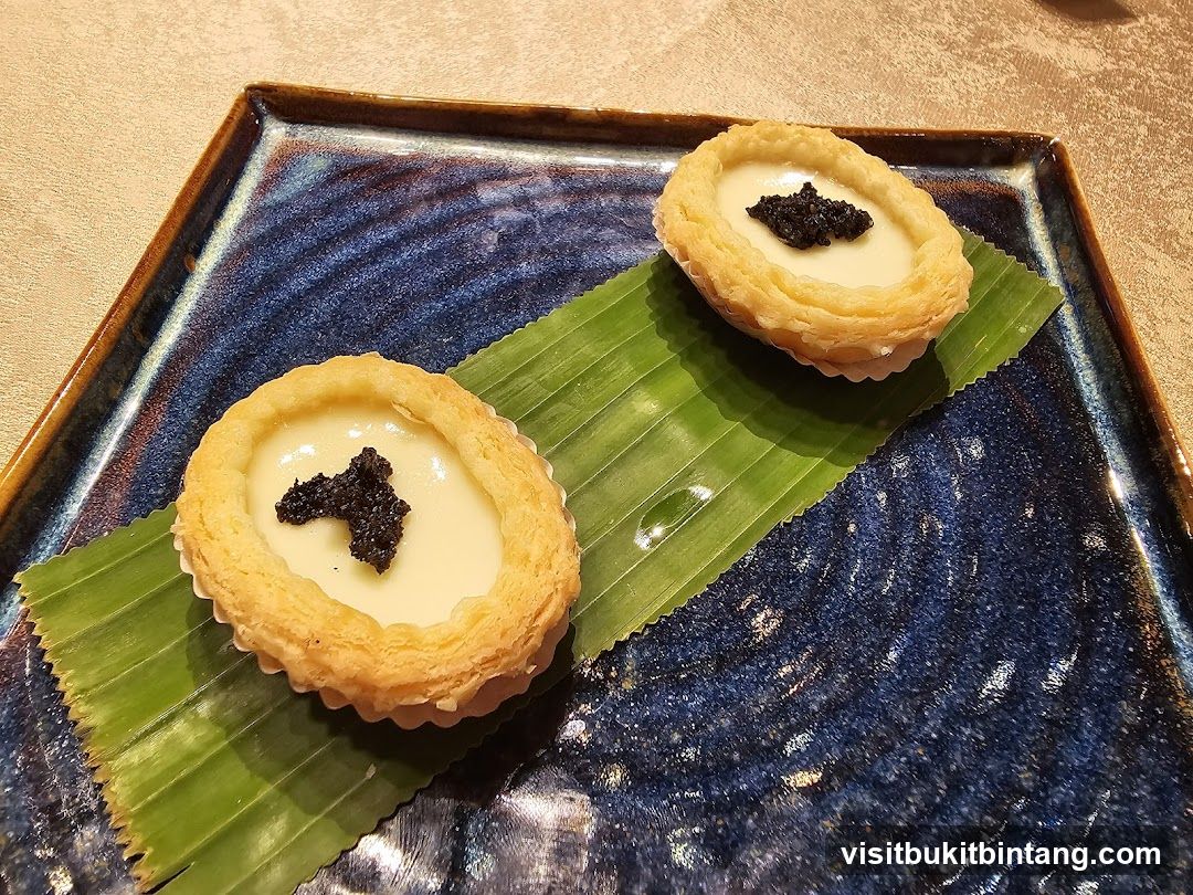 Two Savory Tarts with Caviar