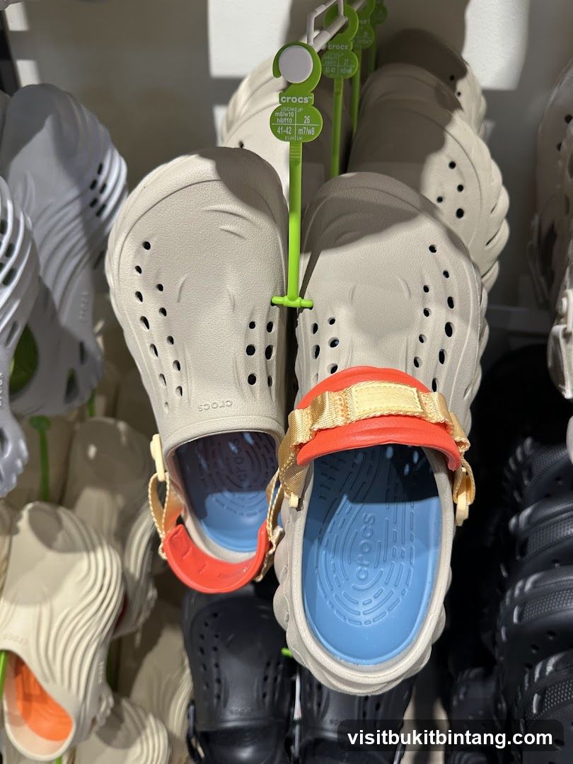 Crocs Shoes Display