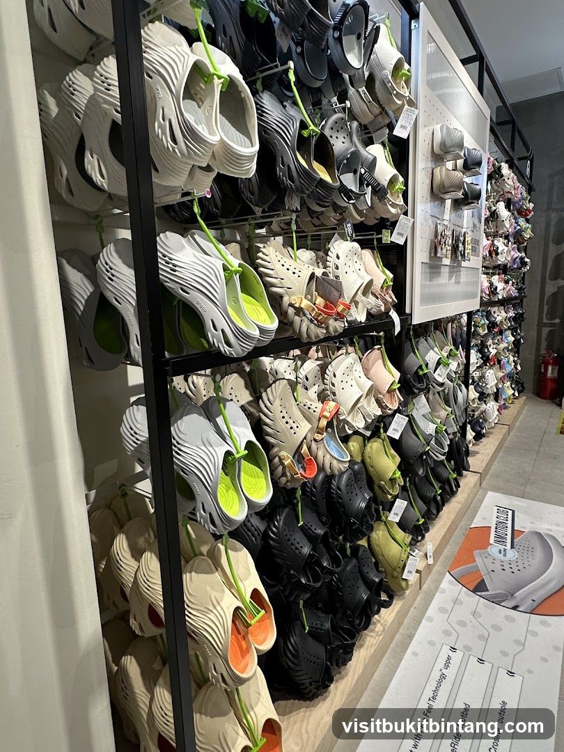 Crocs Shoe Display