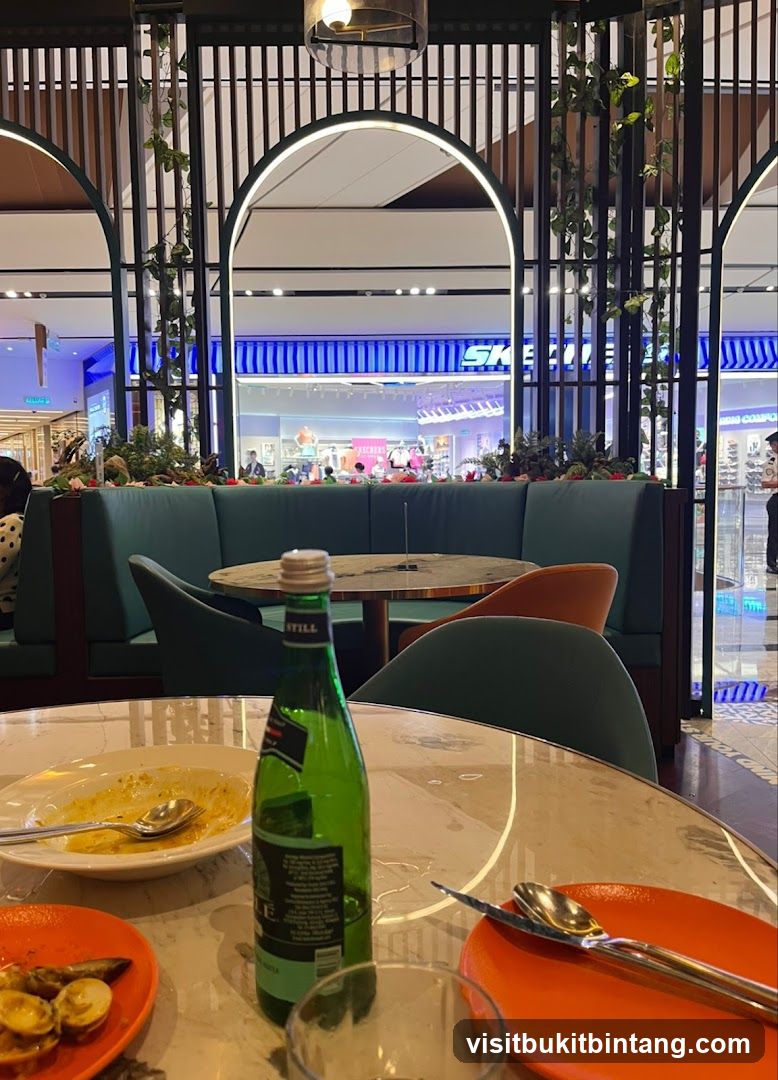 Restaurant Interior with View of Storefront