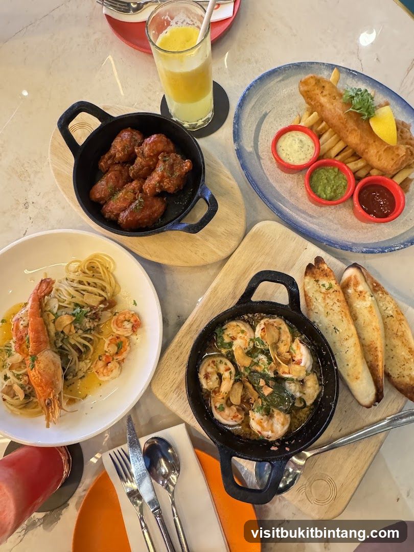 Assortment of Dishes