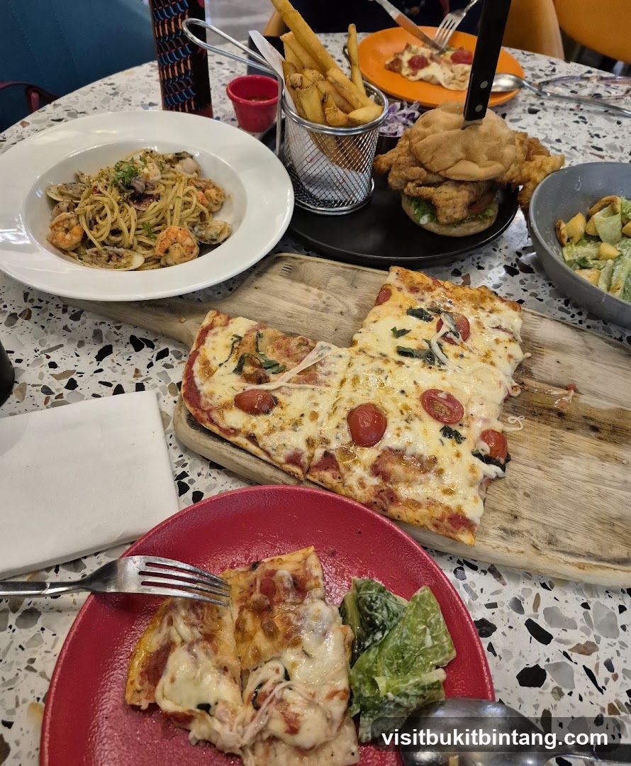 Table with various dishes
