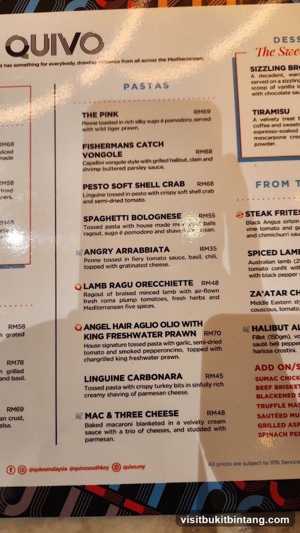 QUIVO Menu