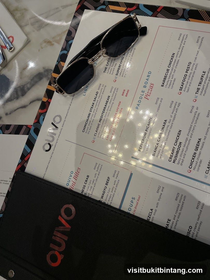 QUIVO Menu