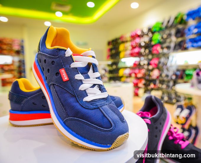 Crocs Shoes Display