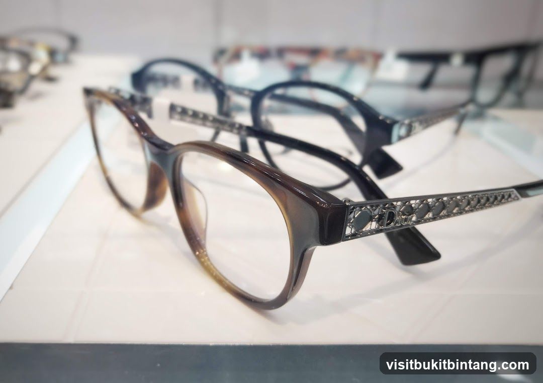 Eyeglasses on Display
