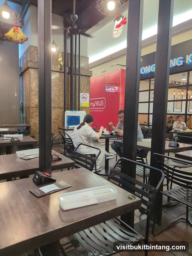 Restaurant Interior with Diners