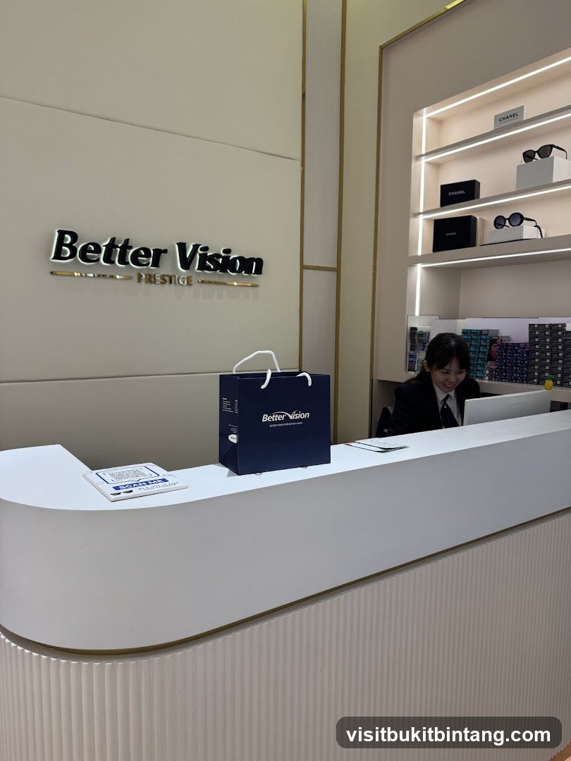 Optometry Shop Counter